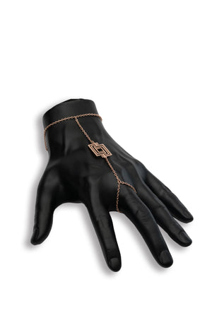 Labyrinth Hand Chain by Mazuma Designs — adjustable hand chain Labyrinth Hand Chain by Mazuma Designs — adjustable hand chain