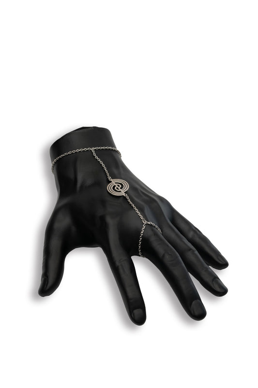 Vortex Hand Chain by Mazuma Designs — adjustable hand chain