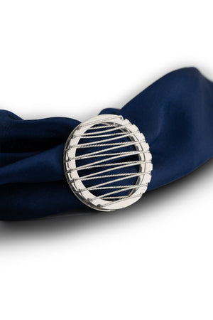 Wire Circle Brooch by Mazuma Designs — brooch Wire Circle Brooch by Mazuma Designs — brooch