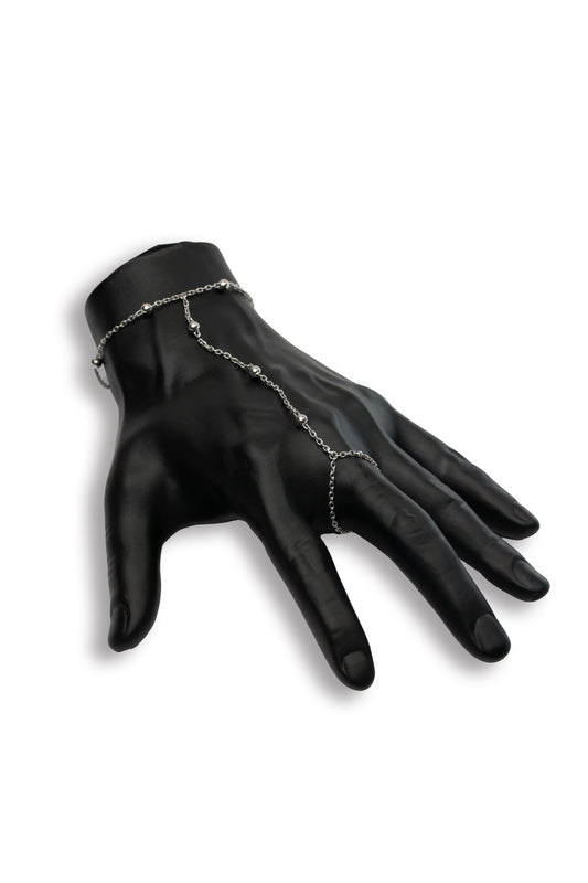 Pulse Bead Hand Chain by Mazuma Designs — adjustable hand chain