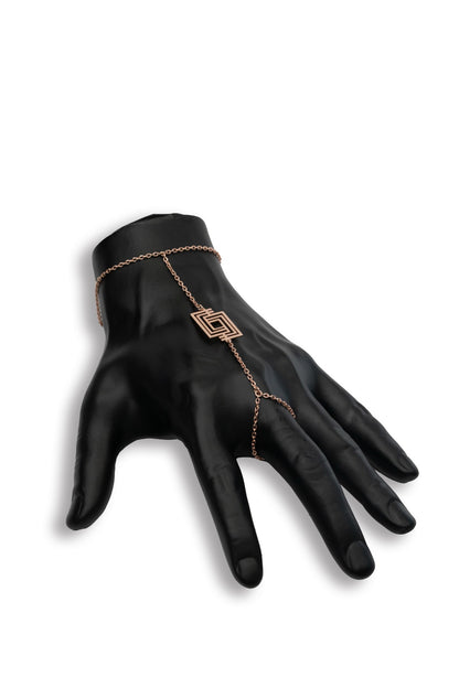 Labyrinth Hand Chain by Mazuma Designs — adjustable hand chain