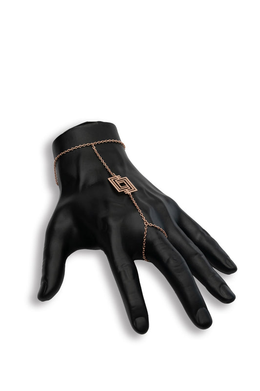 Labyrinth Hand Chain by Mazuma Designs — adjustable hand chain