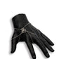 Petal Grid Hand Chain by Mazuma Designs — adjustable hand chain