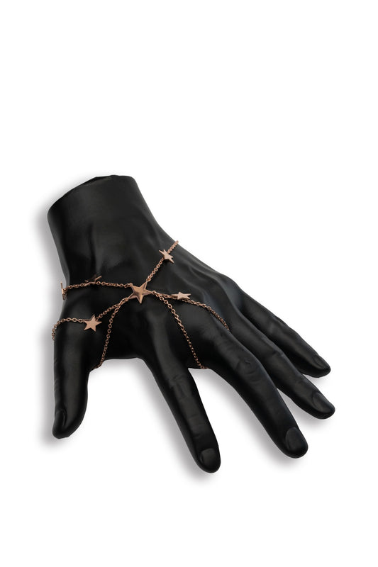 Stellar Drift Hand Chain by Mazuma Designs — adjustable hand chain