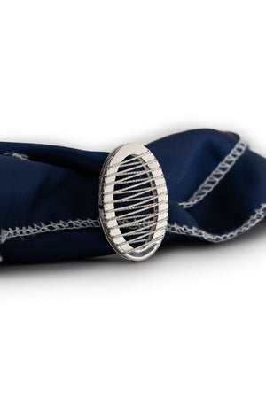 Wire Oval Brooch by Mazuma Designs — brooch