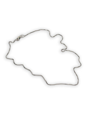Box Chain Necklace – fine silver box link chain necklace